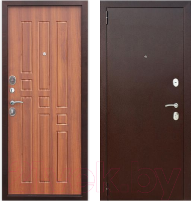 Входная дверь Гарда 8мм Рустикальный дуб (96x205, левая)