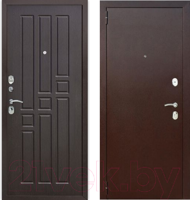 Входная дверь Гарда 8мм Венге (96x205, левая)