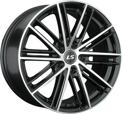 Литой диск LS wheels 771 16x7" 5x100мм DIA 73.1мм ЕТ 38мм BKF