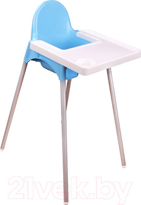 Стульчик для кормления Альтернатива М6249 (голубой)