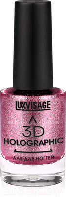 Лак для ногтей LUXVISAGE 3D Holographic тон 706