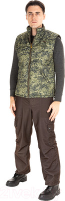 Жилет для охоты и рыбалки Huntsman Беркут Дюспо Grass (56-58/182)
