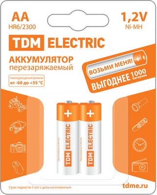 Комплект аккумуляторов TDM SQ1702-0070