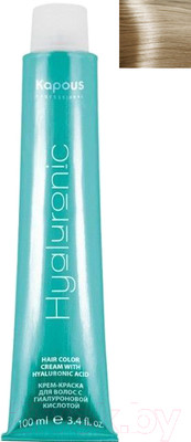 Крем-краска для волос Kapous Hyaluronic Acid с гиалуроновой кислотой 10.31 (платиновый блондин золотистый бежевый)