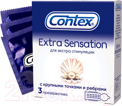 Презервативы Contex Extra Sensation №3