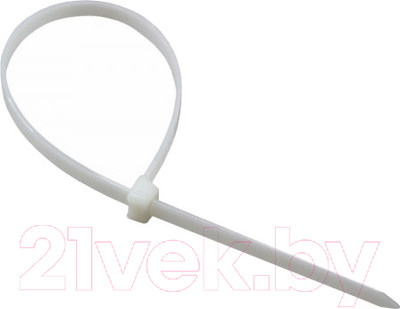 Стяжка для кабеля Rexant 07-0150-4 (100шт, белый)