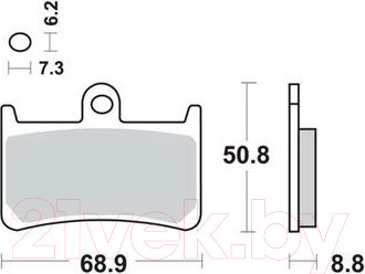 Тормозные колодки TRW MCB611