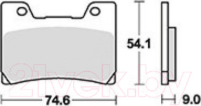 Тормозные колодки TRW MCB622