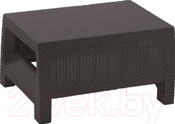 Кофейный столик садовый Keter Corfu Table / 207786 (коричневый)