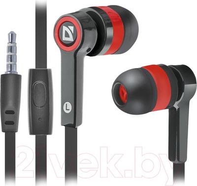 Наушники-гарнитура Defender Pulse 420 / 63424 (красный)