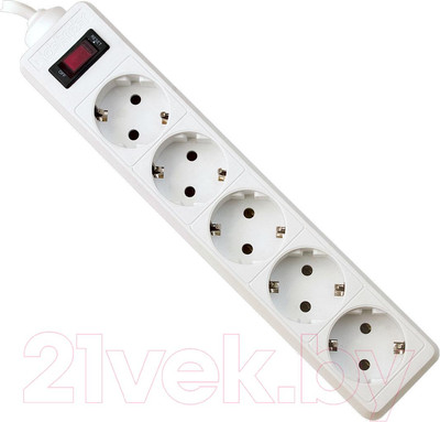 Сетевой фильтр Defender ES 99482 (3м, 5 розеток, белый)