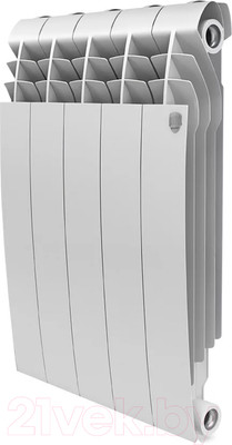 Радиатор биметаллический Royal Thermo BiLiner 500 Bianco Traffico (5 секций)