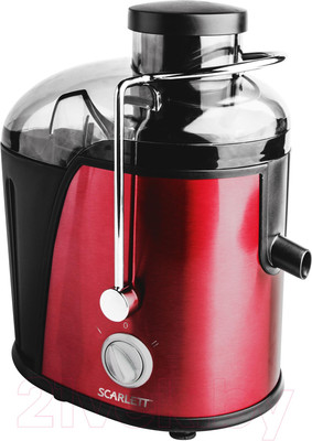 Соковыжималка электрическая Scarlett SC-JE50S15 (бордовый/нержавеющая сталь)