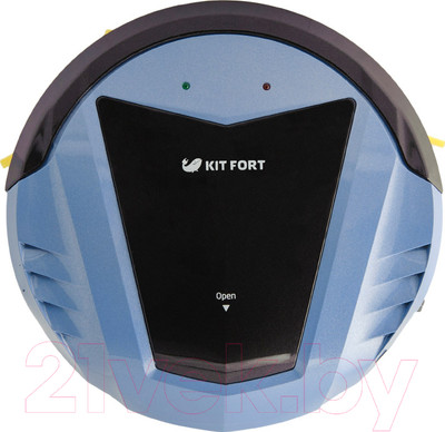 Робот-пылесос Kitfort KT-511-2 (черно-голубой)
