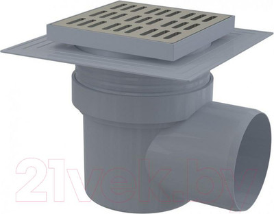 Трап для душа Alcadrain APV12 (нержавеющая сталь)