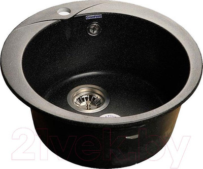 Мойка кухонная GranFest Rondo GF-R480 (черный)