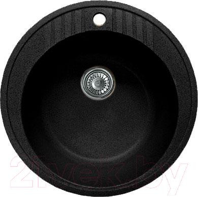 Мойка кухонная GranFest Rondo GF-R520 (черный)