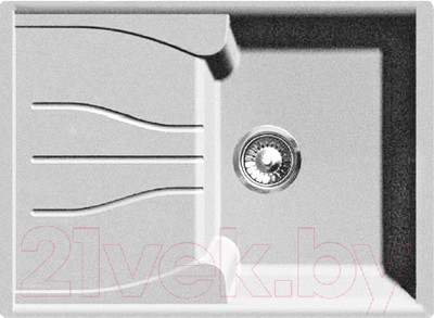 Мойка кухонная GranFest Standart GF-S680L (белый)