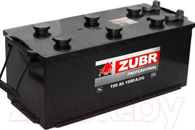 Автомобильный аккумулятор Zubr Bolt 190 А/ч