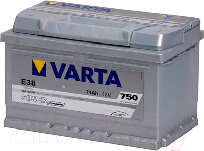 Автомобильный аккумулятор Varta Silver Dynamic 574402075 (74 А/ч)