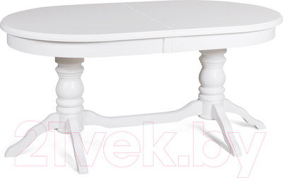 Обеденный стол Мебель-Класс Зевс (белый)