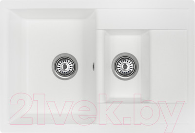 Мойка кухонная Gran-Stone GS-21K (белый)
