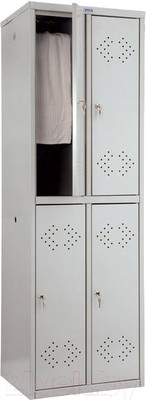 Шкаф металлический Практик LS(LE)-22