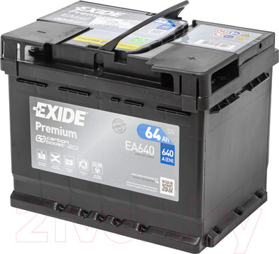 Автомобильный аккумулятор Exide Premium EA640 (64 А/ч)