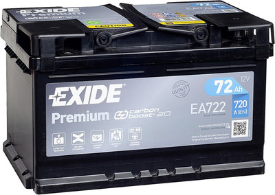 Автомобильный аккумулятор Exide Premium EA722 (72 А/ч)