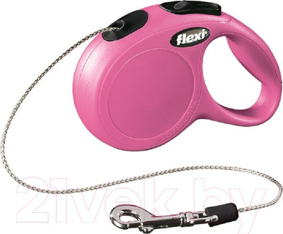 Поводок-рулетка Flexi New Classic FLX445 (XS, розовый)