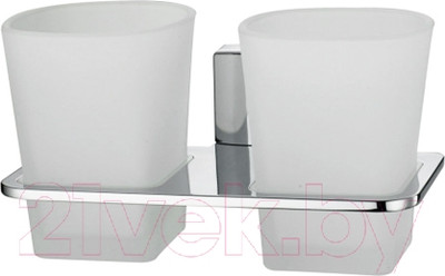 Набор стаканов для зубной щетки и пасты Wasserkraft Leine K-5028D