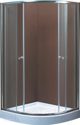 Душевой уголок Coliseum Minor T-80 80x80 (тонированное стекло)