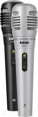 Микрофон BBK CM215 (черный/серебристый)