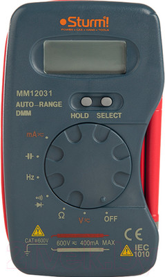Мультиметр цифровой Sturm! MM12031