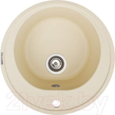 Мойка кухонная Zigmund & Shtain Kreis 505 (индийская ваниль)