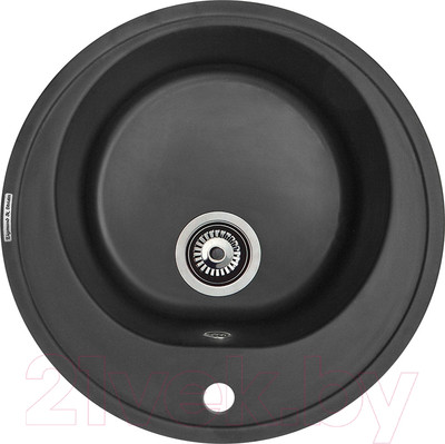 Мойка кухонная Zigmund & Shtain Kreis 505 (черный базальт)