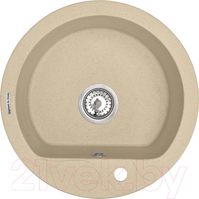 Мойка кухонная Zigmund & Shtain Kreis 505F (молодое шампанское)