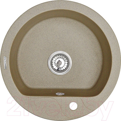 Мойка кухонная Zigmund & Shtain Kreis 505F (речной песок)