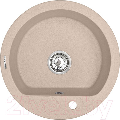 Мойка кухонная Zigmund & Shtain Kreis 505F (топленное молоко)