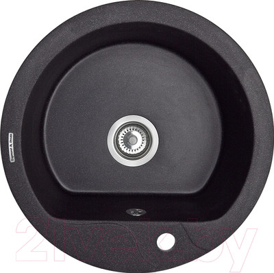 Мойка кухонная Zigmund & Shtain Kreis 505F (черный базальт)