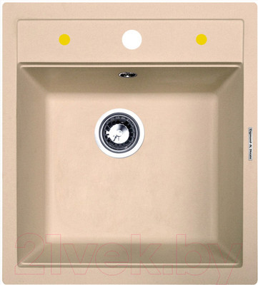 Мойка кухонная Zigmund & Shtain Platz 465 (топленное молоко)