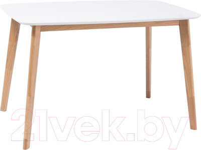 Обеденный стол Signal Mosso I (белый/дуб)