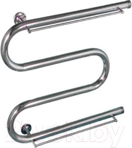 Полотенцесушитель водяной Terminus 32 ПС М-образный 500x700 (с полкой)