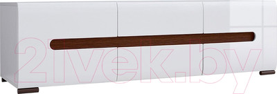 Тумба Black Red White Azteca S205-RTV2D2S/4/15 (белый/белый блеск)