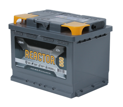 Автомобильный аккумулятор AKOM Реактор 6СТ-62 / 562021009 (62 А/ч)