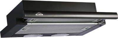Вытяжка телескопическая Elikor Интегра 50П-400-В2Л / 840538 (черный)
