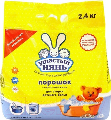 Стиральный порошок Ушастый нянь 2.4кг