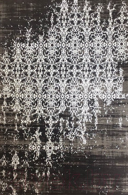 Ковер Flora Leo (200x290, черный/белый)