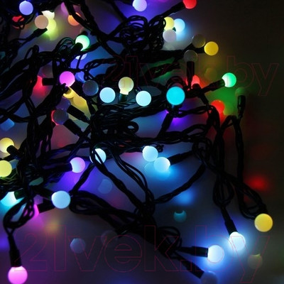 Светодиодная гирлянда Neon-Night Шарики 303-509-2 (10м, мультиколор)