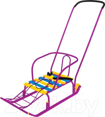 Санки детские Ника Тимка 5 Комфорт / Т5К (сиреневый)